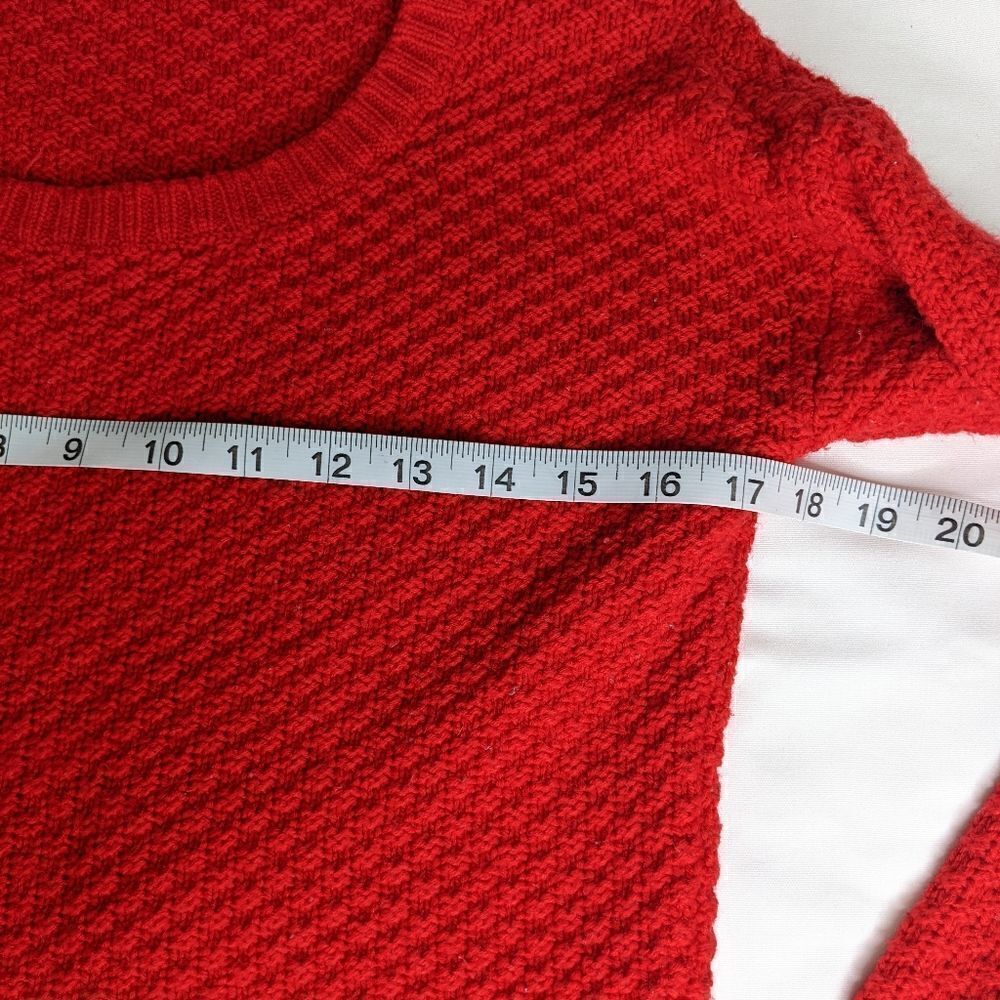 Ana Red Knit Sweater - Picture 8 of 9